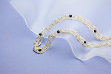 Load image into Gallery viewer, Lace Necklace No. 2 - Onyx or Labradorit