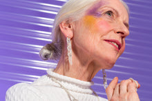 Load image into Gallery viewer, Lace Earrings No. 1 - onyx or labradorit