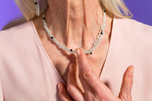 Load image into Gallery viewer, Lace Necklace No. 2 - Onyx or Labradorit